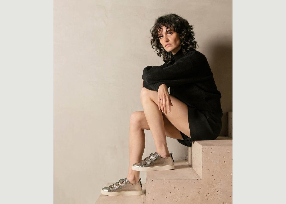 L'exception Baskets Julianne Or Maison Toufet