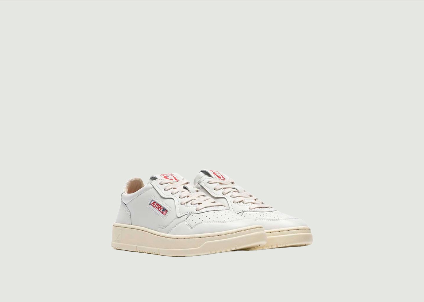L'exception Baskets Medalist Low Man Blanc AUTRY