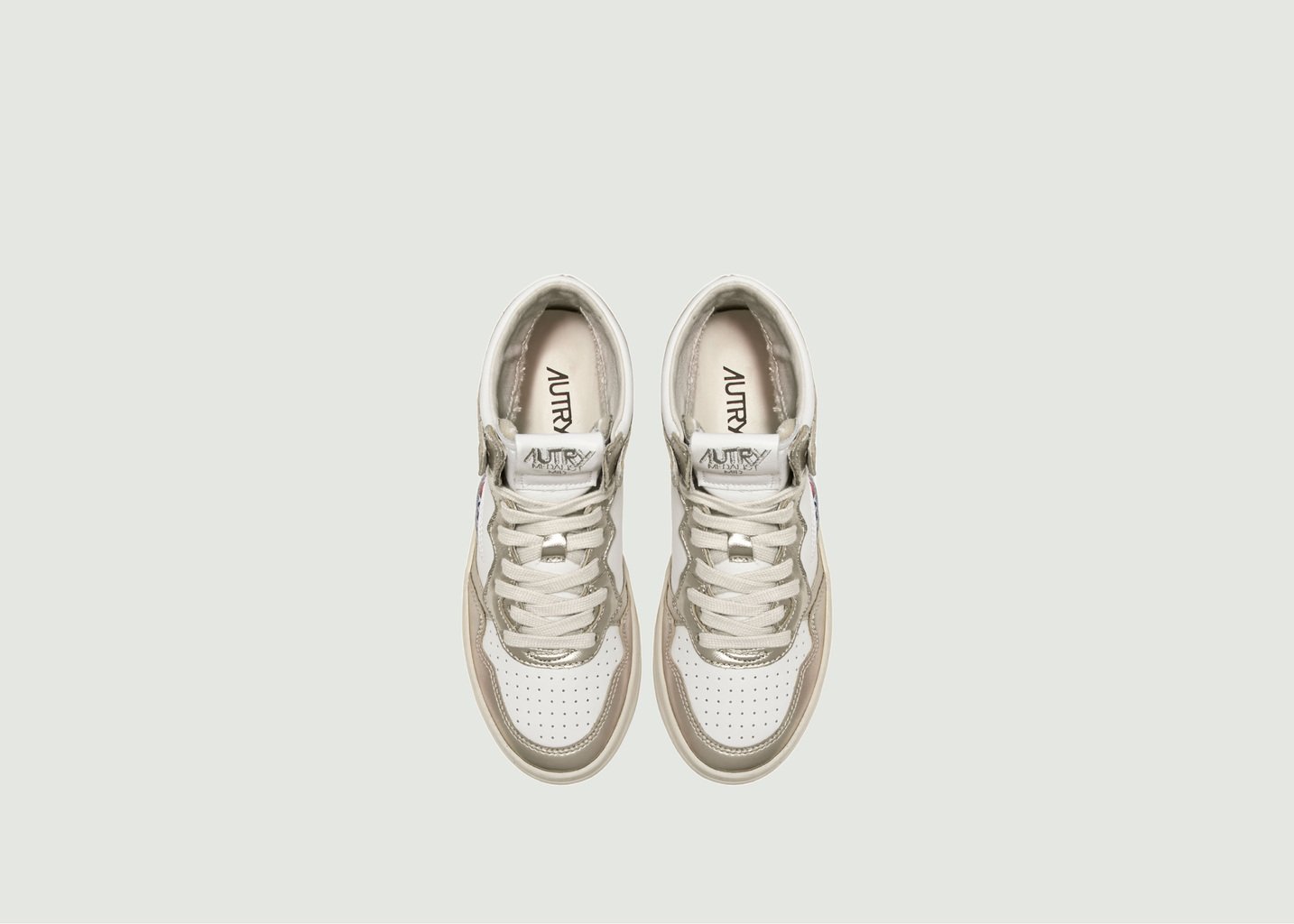 L'exception Baskets Medalist Mid Blanc AUTRY