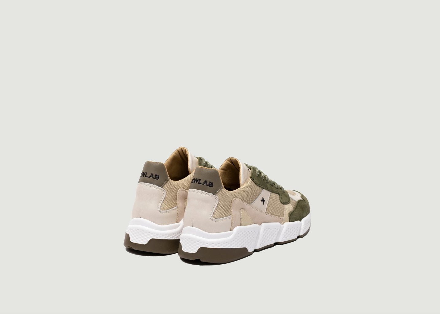L'exception Baskets Racer Khaki Newlab