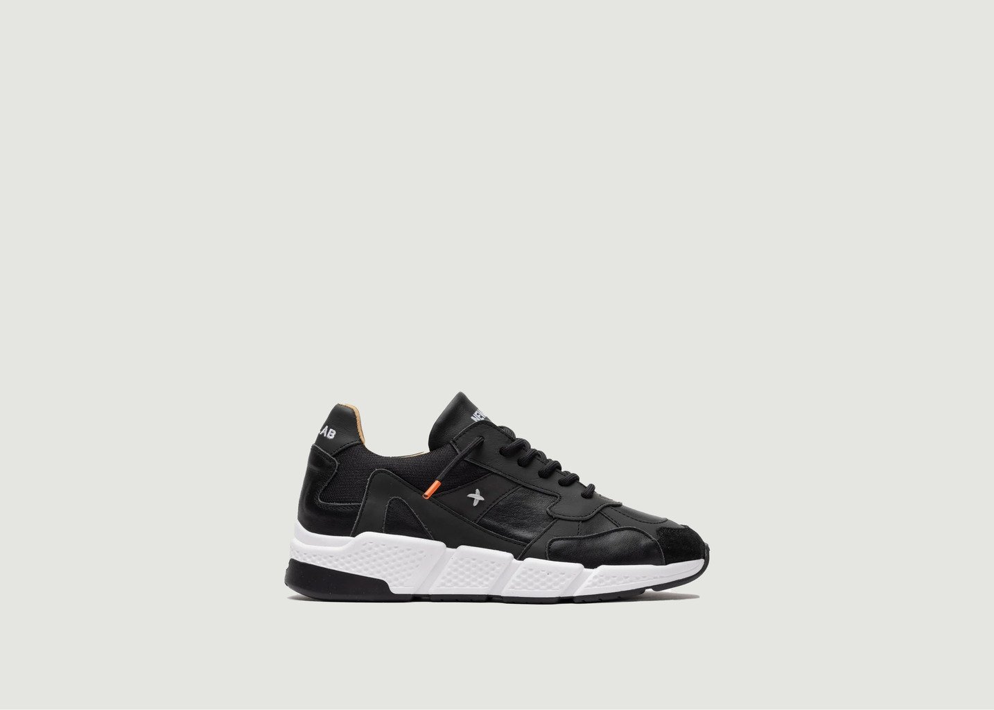 L'exception Baskets Racer Noir Newlab