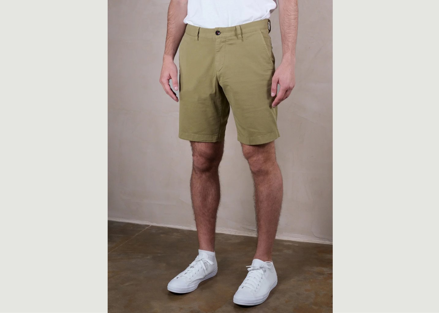 l'exception Bermuda Fluid Touch Olive Henry Paris