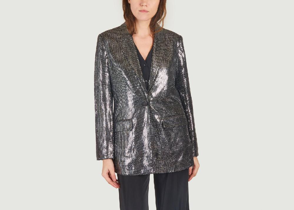 l'exception Blazer à sequins Noir Second Female