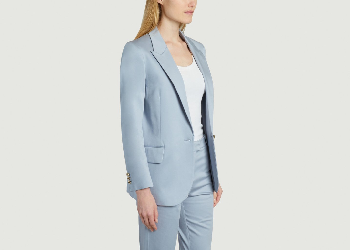 L'exception Blazer Janice Bleu Clair Ba&sh