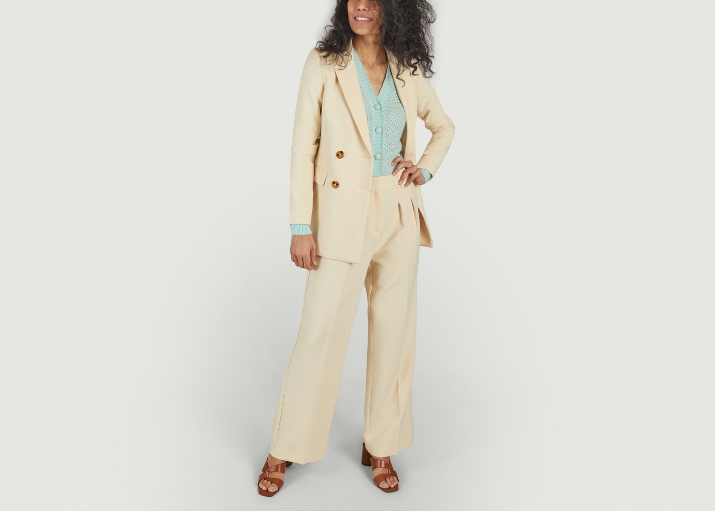 L'exception Blazer Tina Simonet Crème King Louie