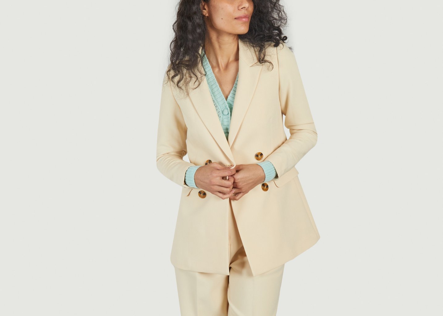 l'exception Blazer Tina Simonet Crème King Louie