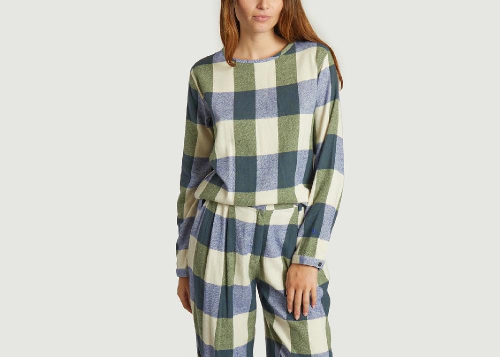 L'exception Blouse à Carreaux Imprimé Bobo Choses