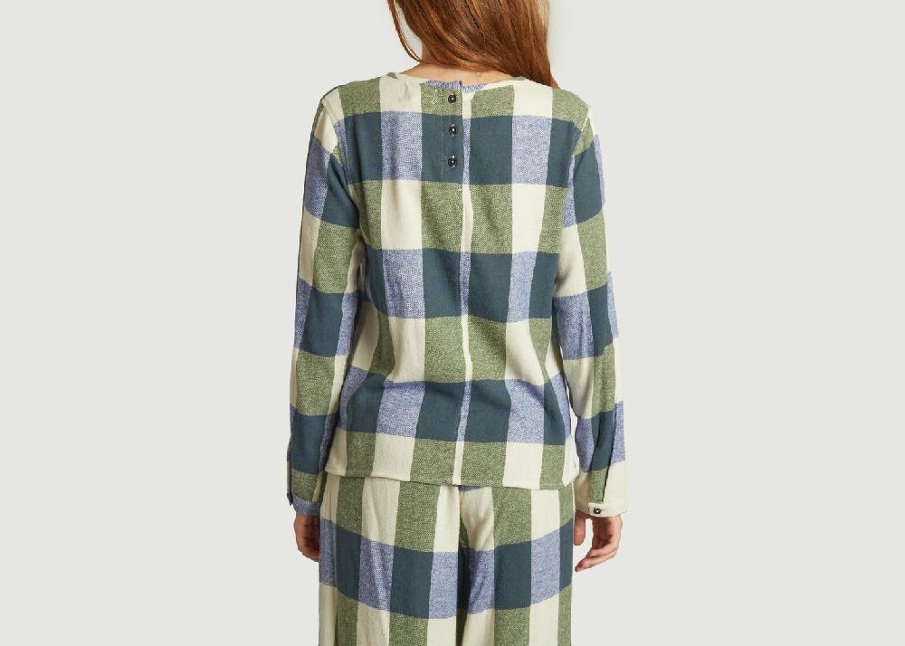 L'exception Blouse à Carreaux Imprimé Bobo Choses
