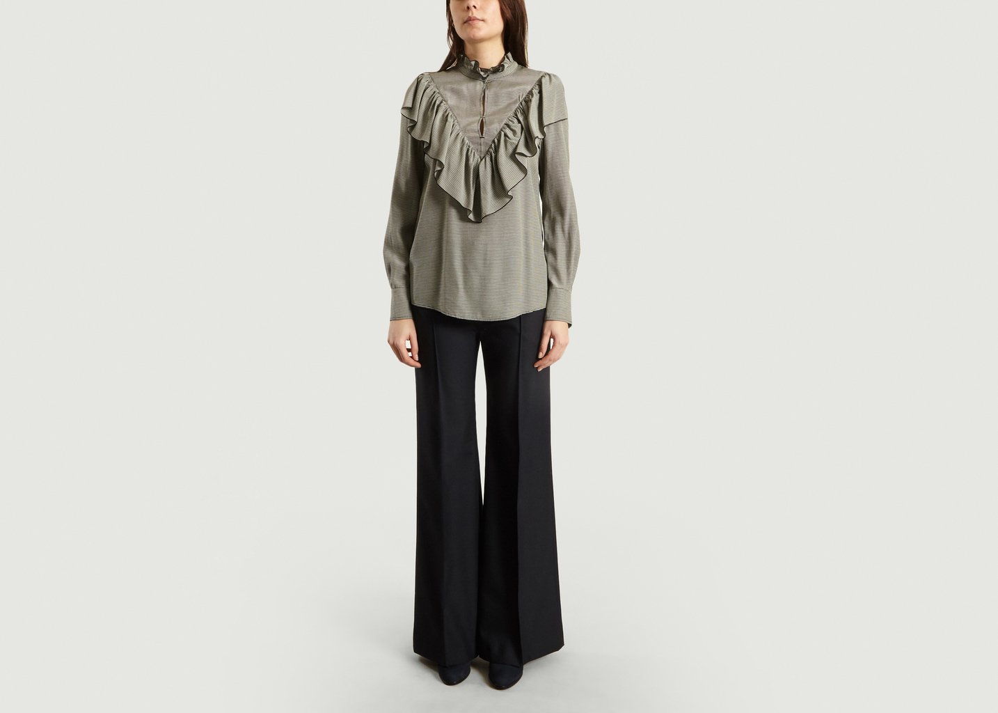 L'exception Blouse à Volants Noir See By Chloé