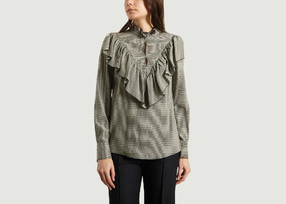 l'exception Blouse à Volants Noir See by Chloé