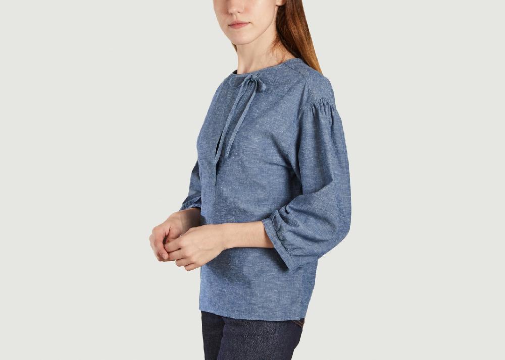 L'exception Blouse Amelia Indigo APC Paris