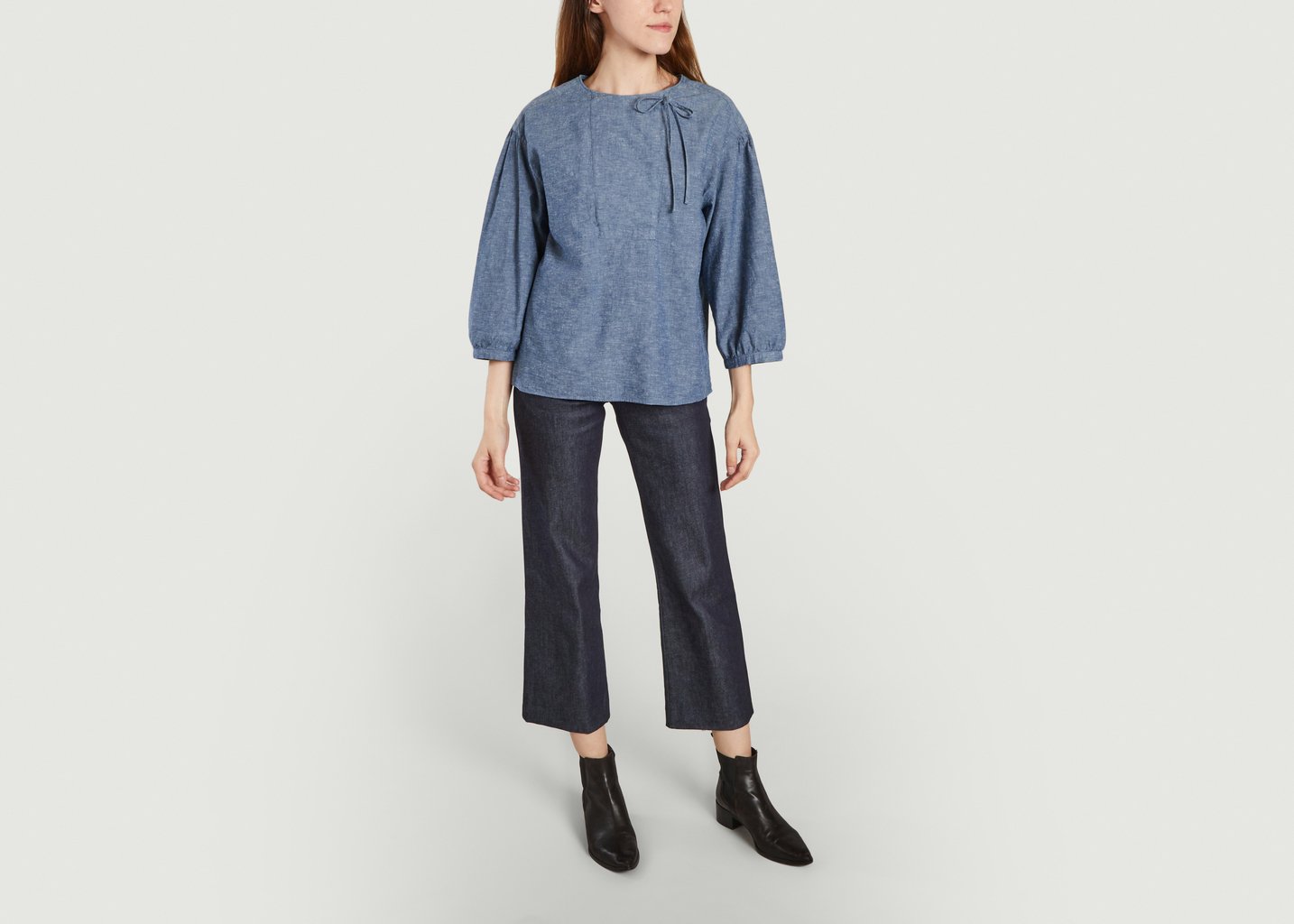 L'exception Blouse Amelia Indigo APC Paris
