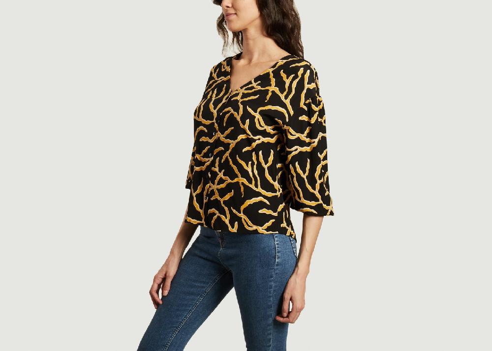 L'exception Blouse Clea Noir Ba&sh