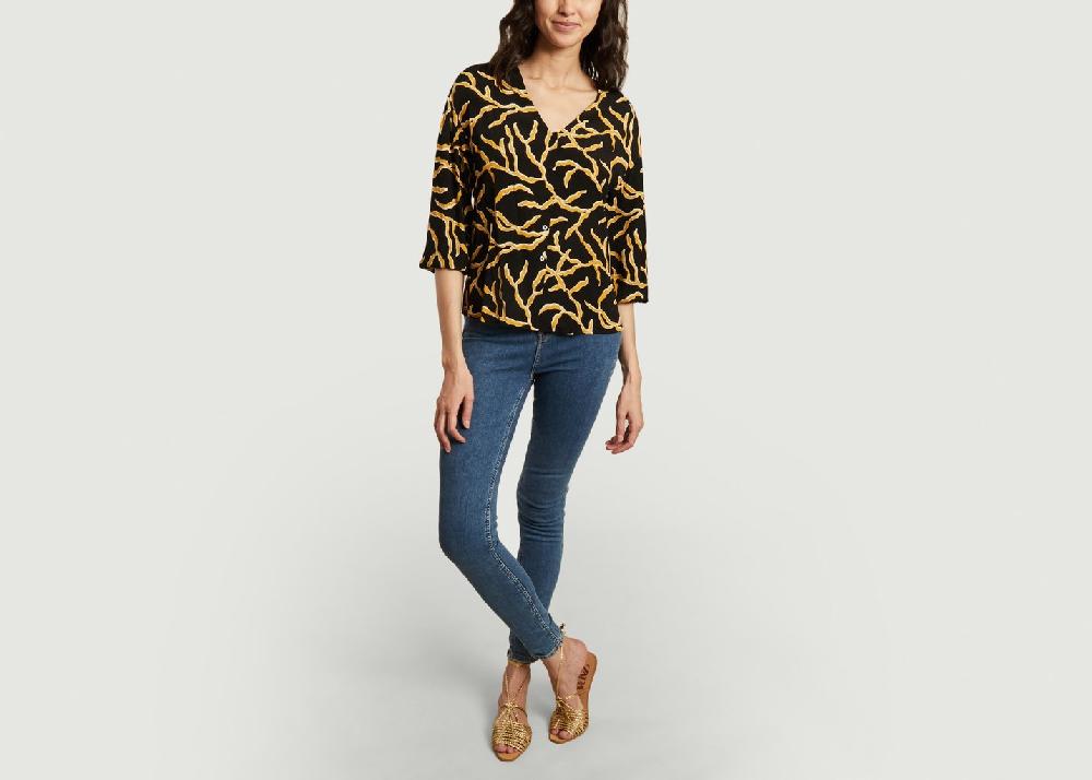 L'exception Blouse Clea Noir Ba&sh