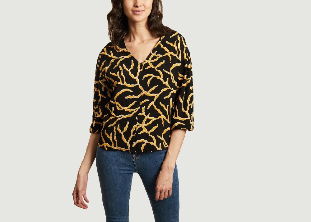 l'exception Blouse Clea Noir Ba&sh