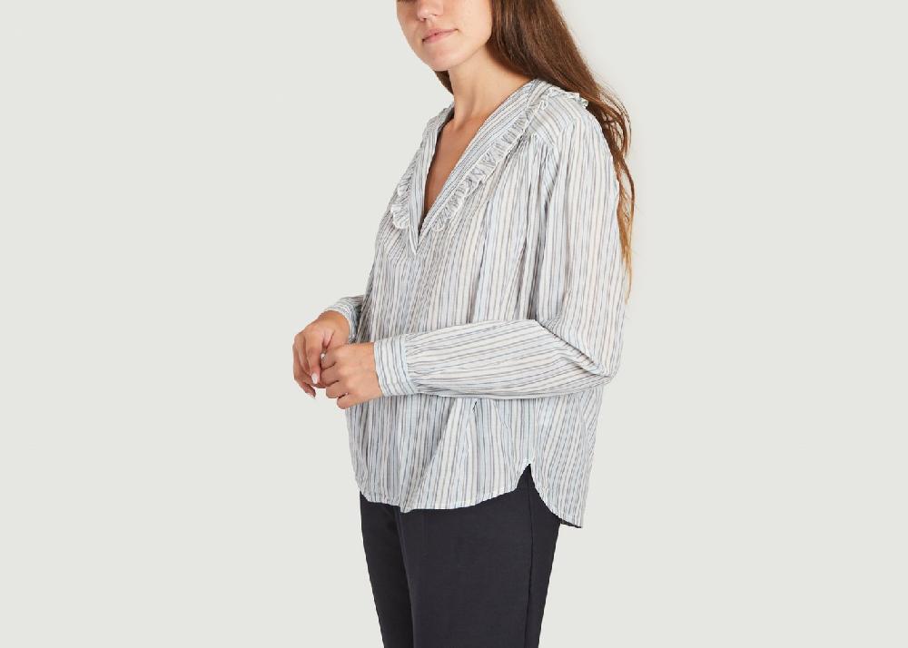 L'exception Blouse Coucou Rayé Bleu Leon & Harper