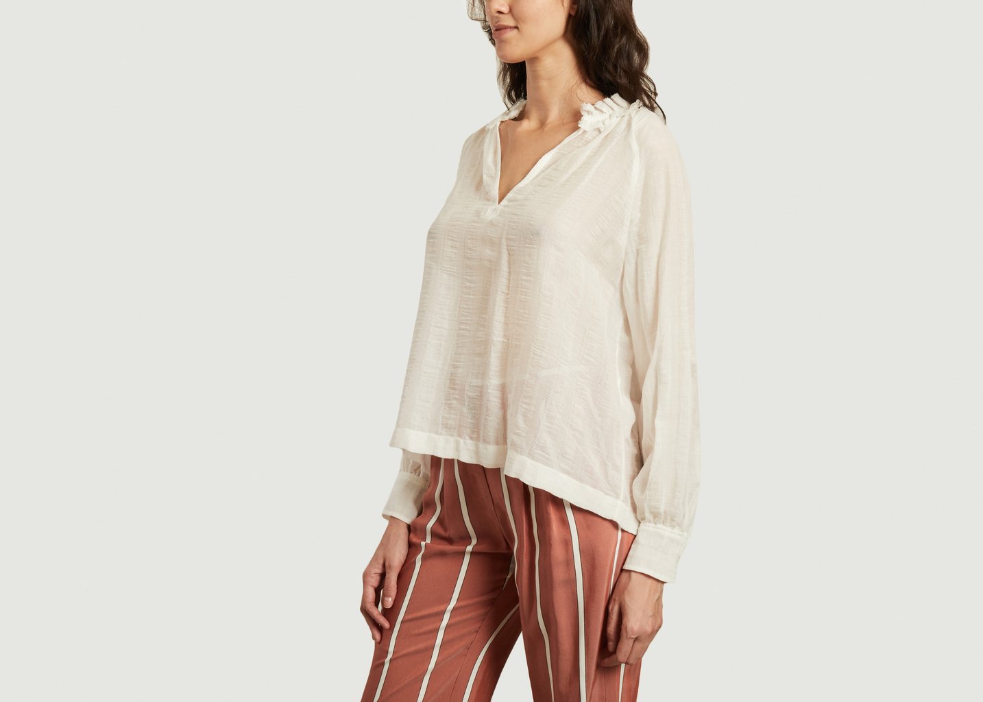 L'exception Blouse Digue Blanc Masscob