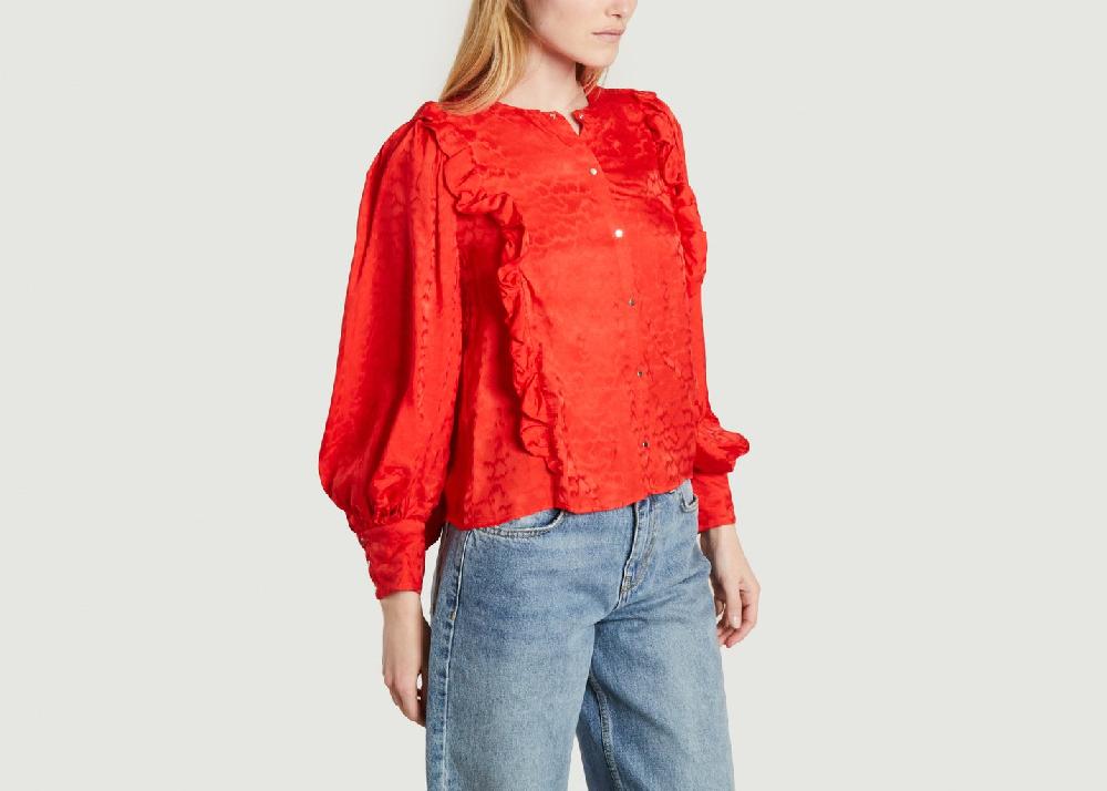 L'exception Blouse Dustin Rouge Roseanna