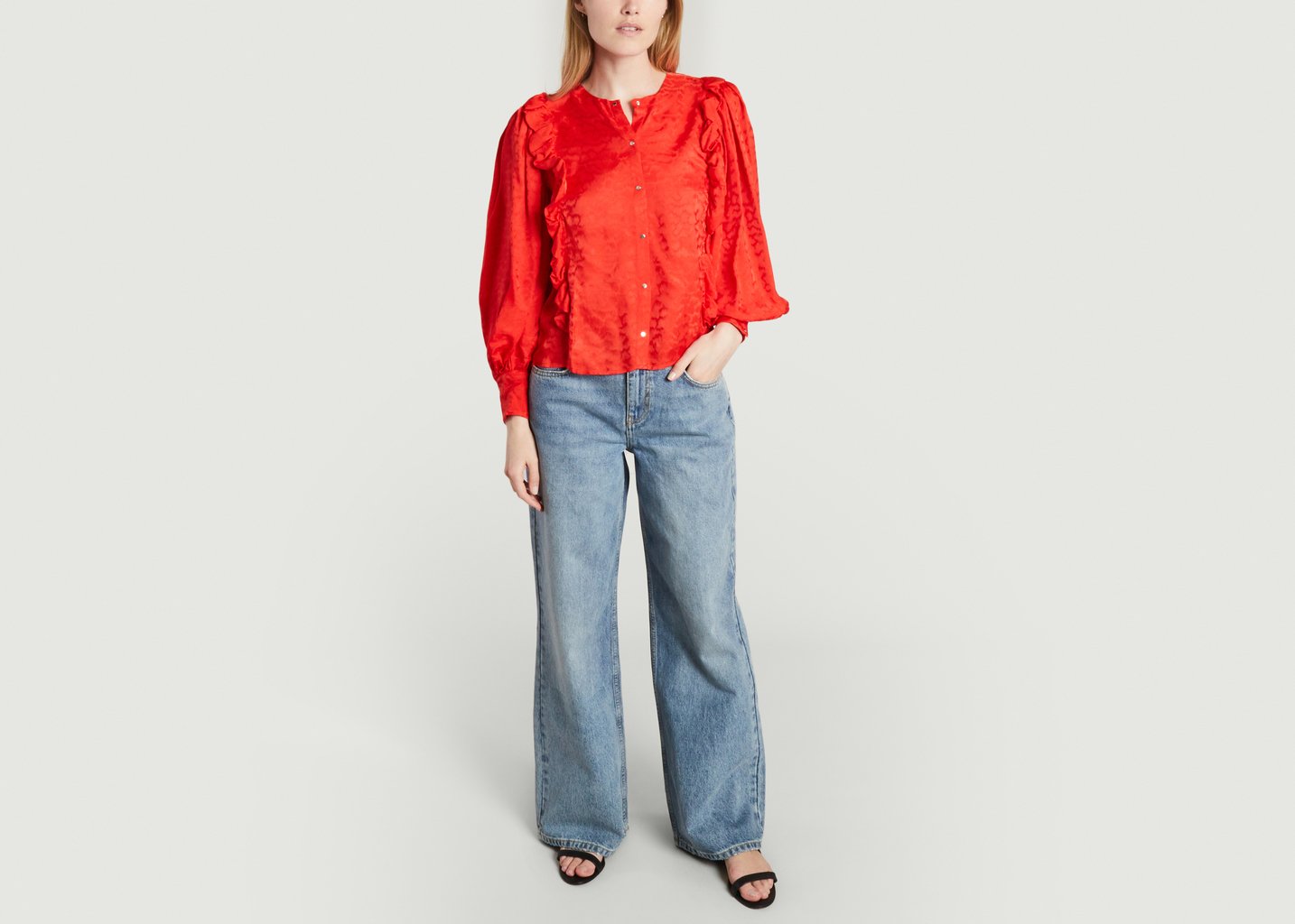 L'exception Blouse Dustin Rouge Roseanna