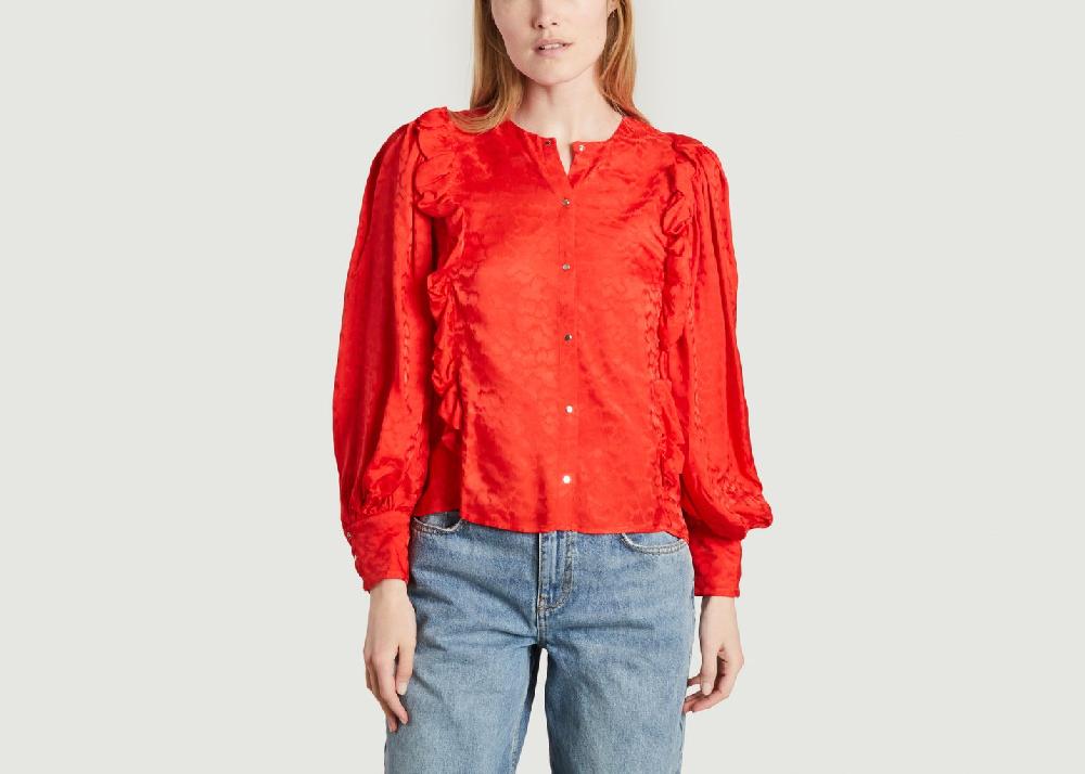 l'exception Blouse Dustin Rouge Roseanna