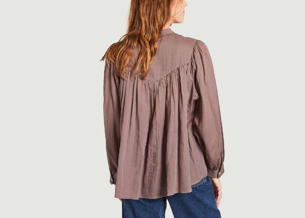 L'exception Blouse Ebury Prune Masscob
