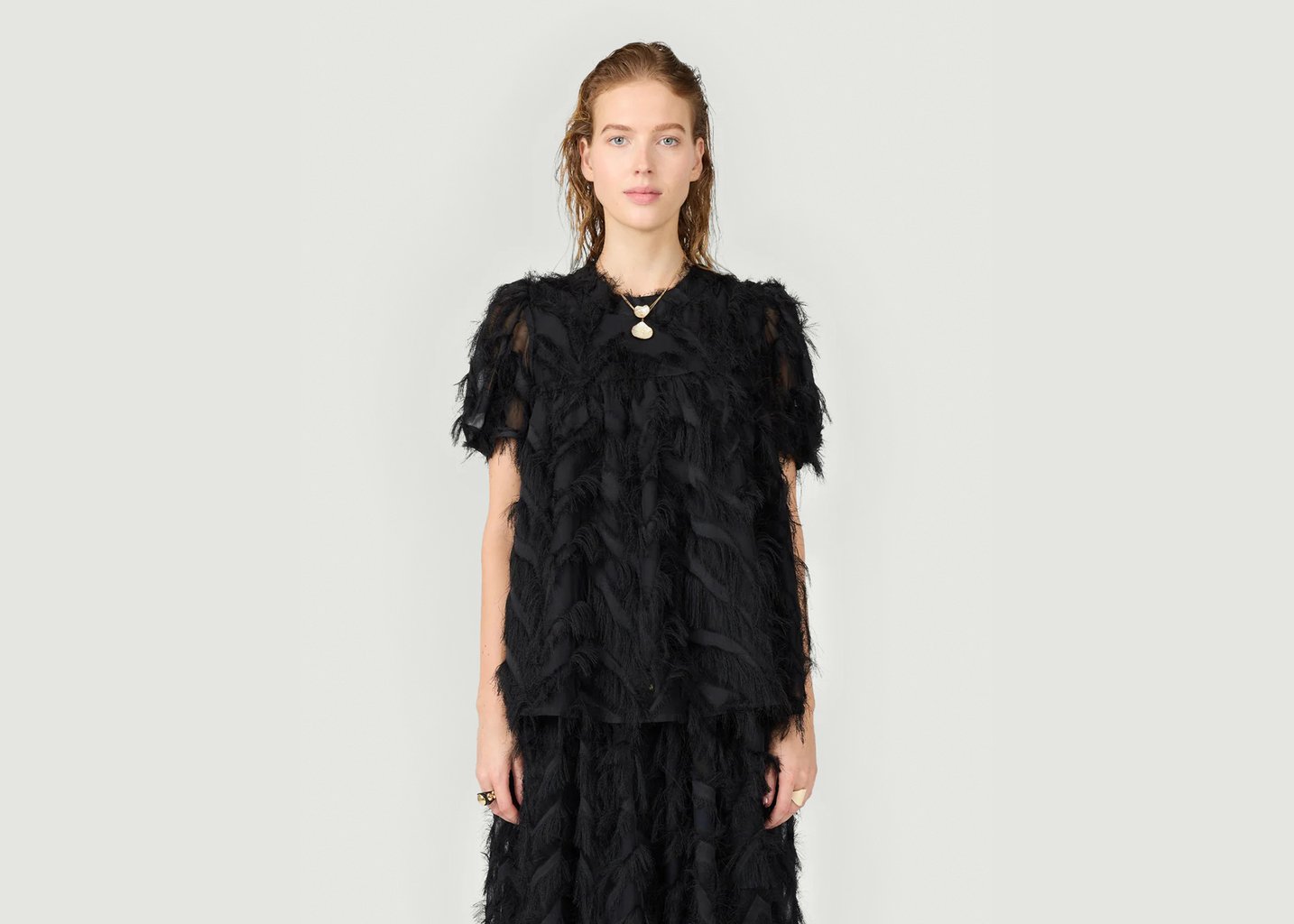 l'exception Blouse Gaya Noir Heimstone