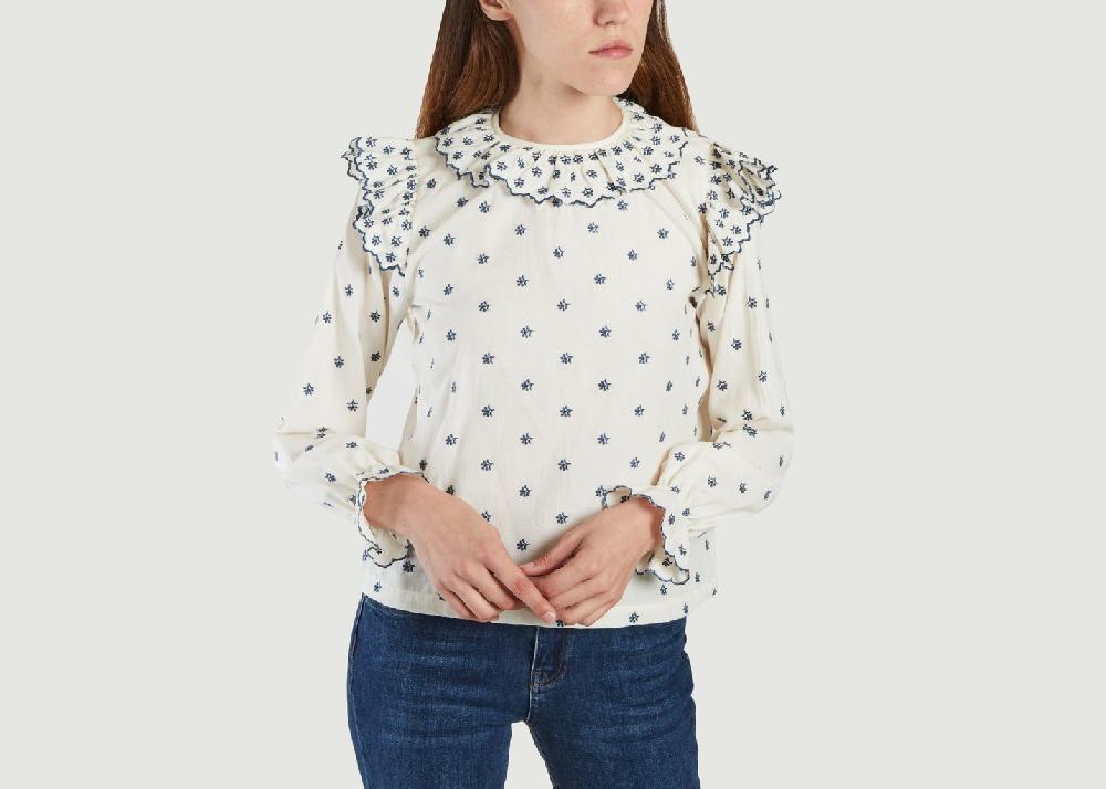 l'exception Blouse Gilda Ecru The new society