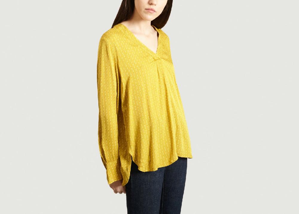 L'exception Blouse Hamill Ocre Samsoe & Samsoe