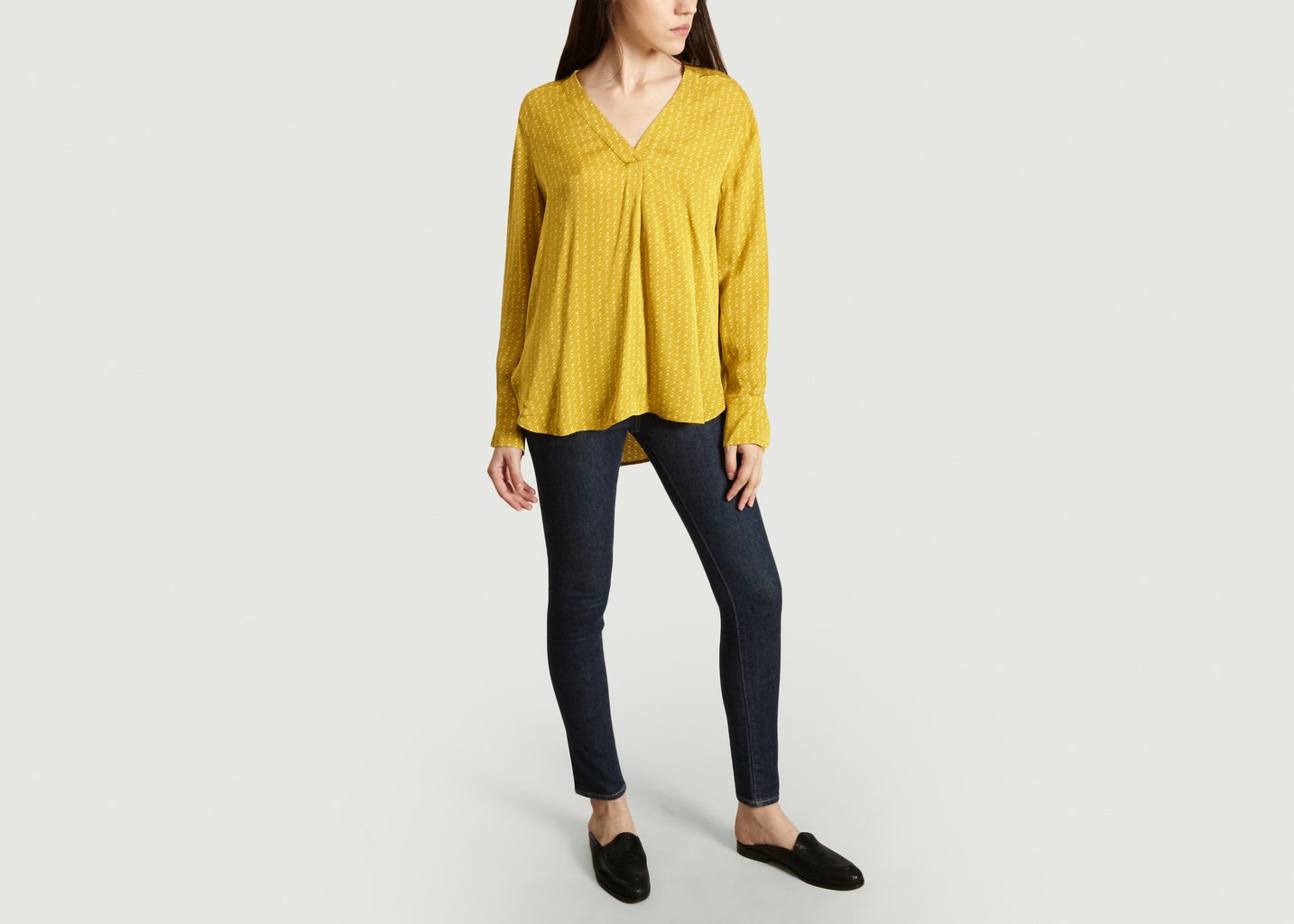 L'exception Blouse Hamill Ocre Samsoe & Samsoe