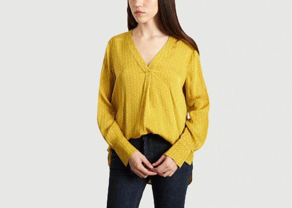 l'exception Blouse Hamill Ocre Samsoe & Samsoe