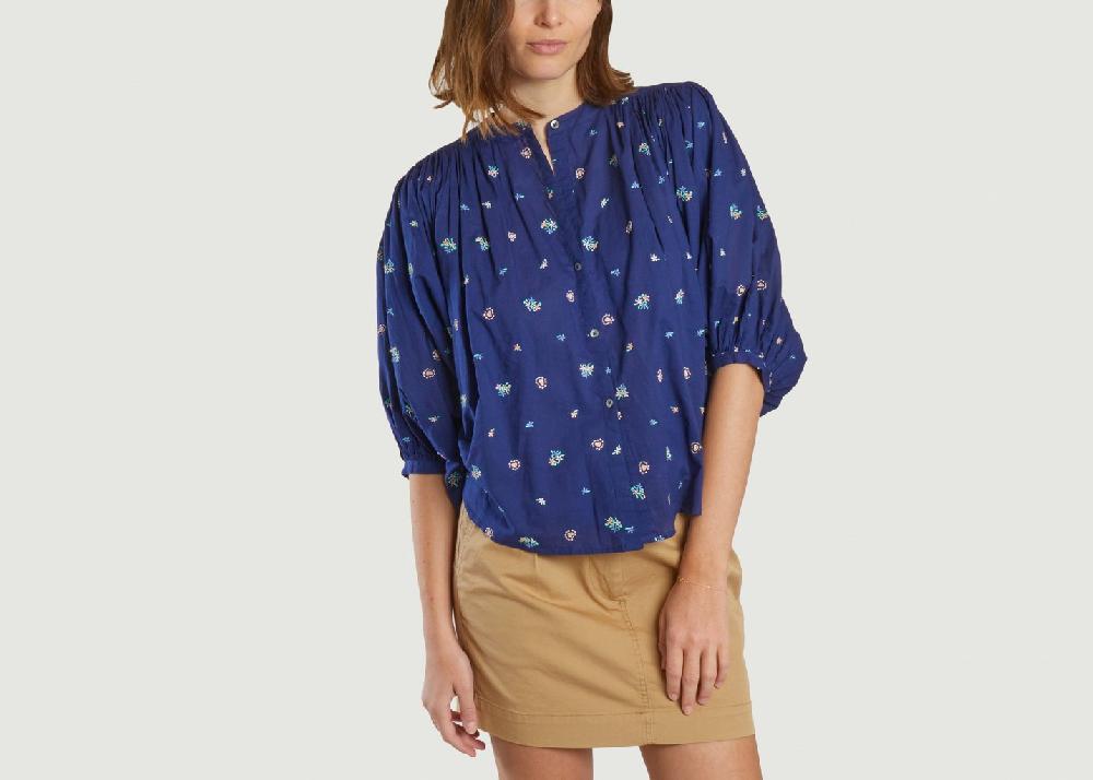 L'exception Blouse Ink Bleu Marine Bellerose