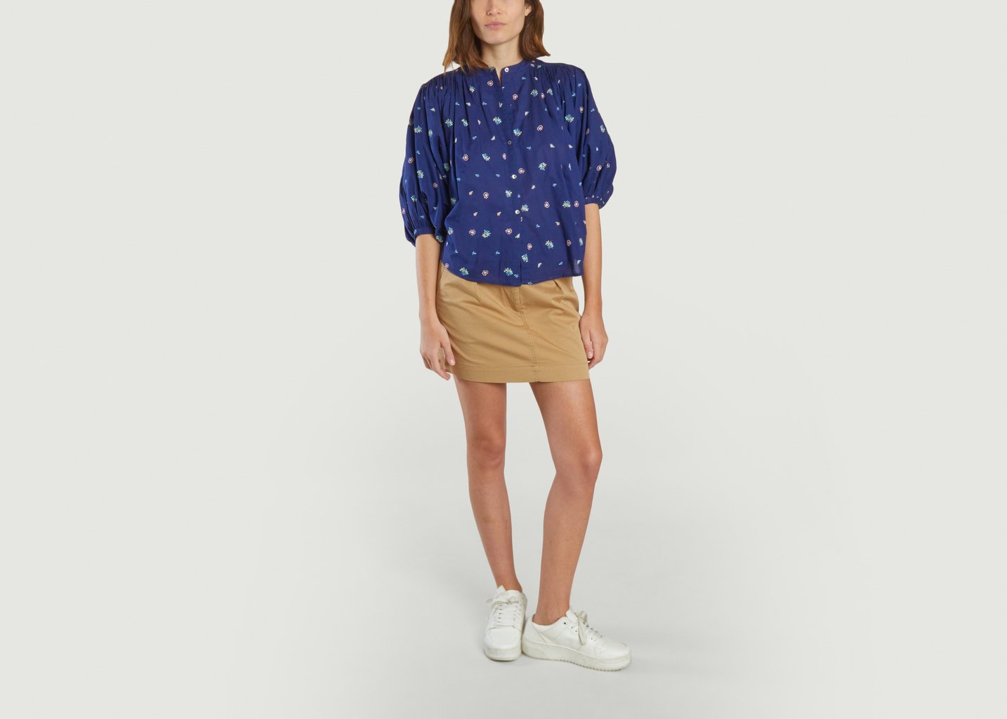 L'exception Blouse Ink Bleu Marine Bellerose