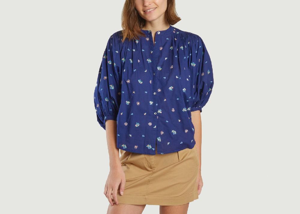 l'exception Blouse Ink Bleu Marine Bellerose
