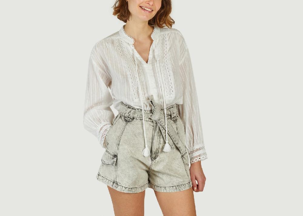 L'exception Blouse Leony Blanc Suncoo