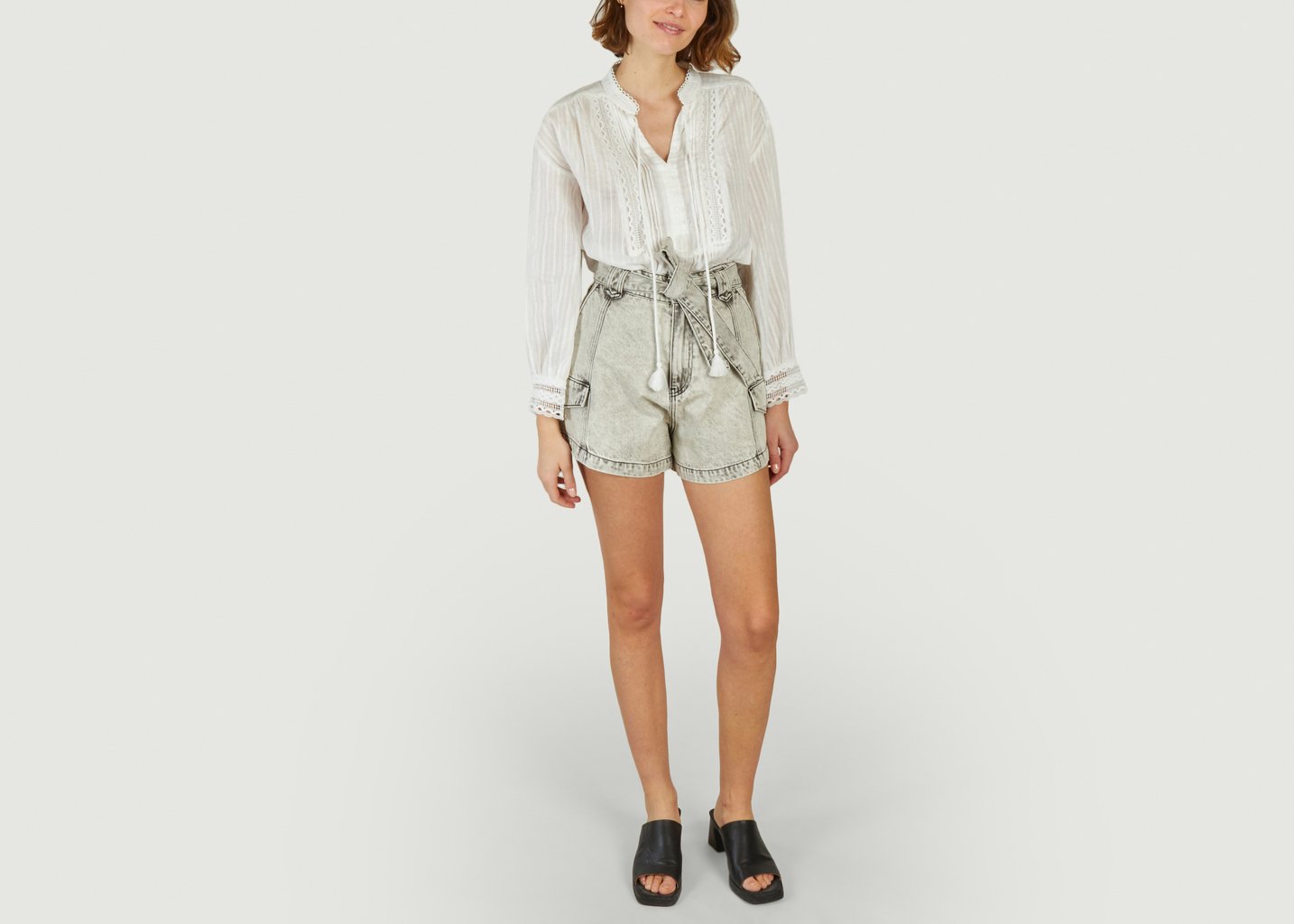 L'exception Blouse Leony Blanc Suncoo