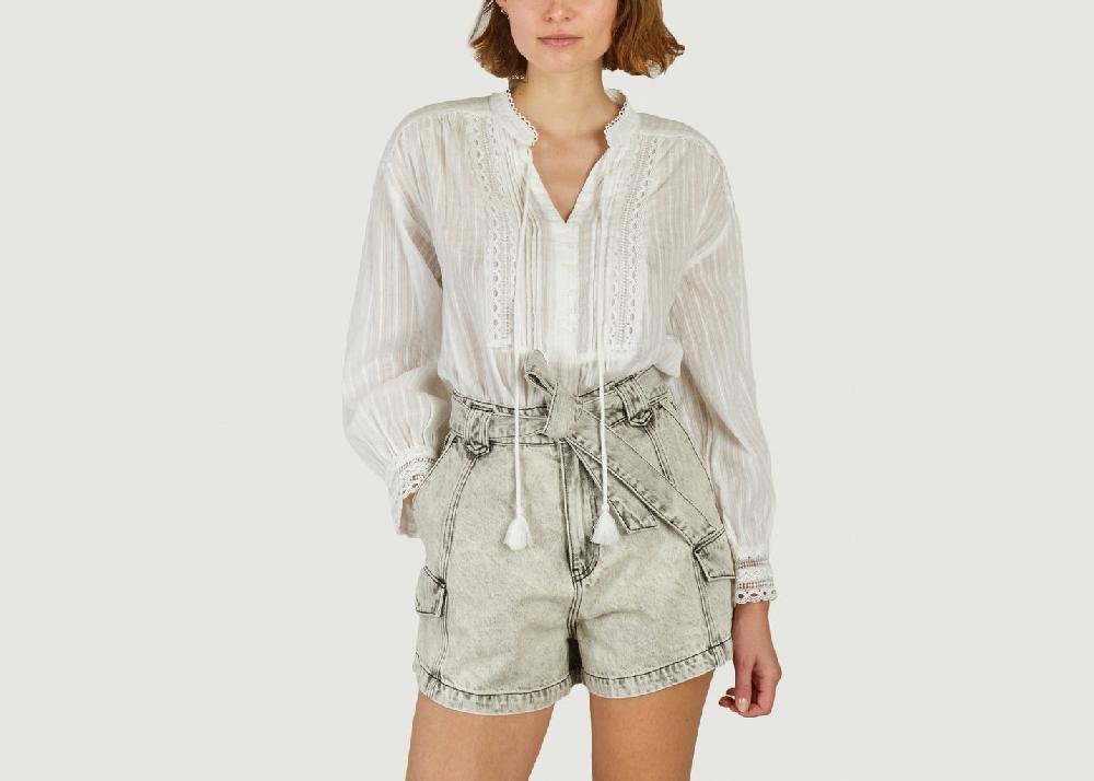 l'exception Blouse Leony Blanc Suncoo