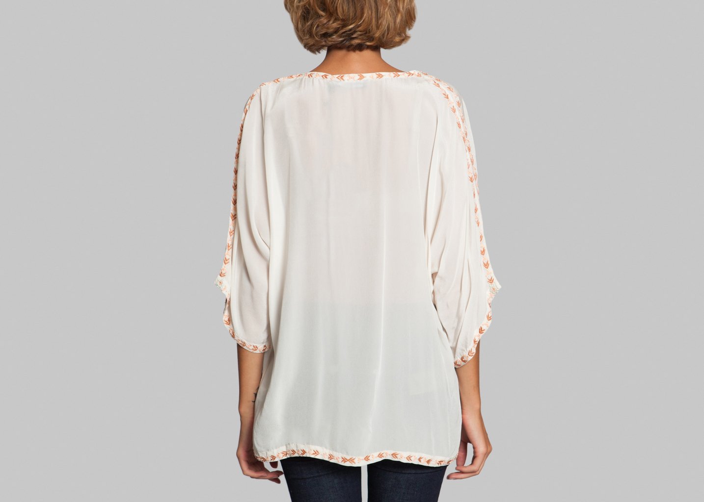 L'exception Blouse Nanouck Ecru Antik Batik