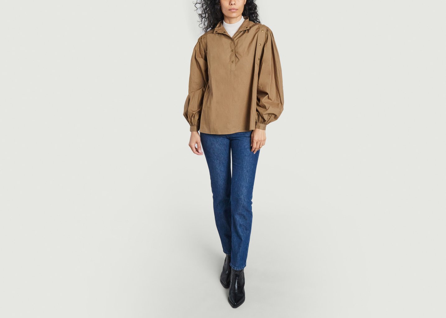 L'exception Blouse Robie Khaki Laurence Bras