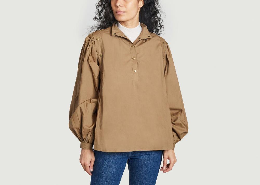 l'exception Blouse Robie Khaki Laurence Bras