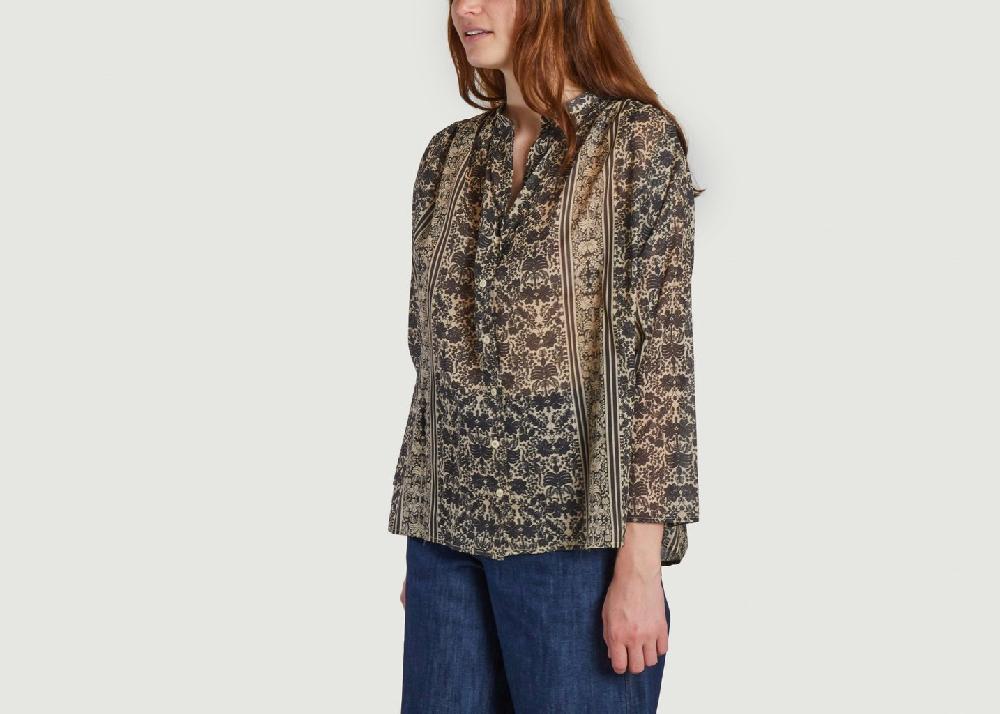 L'exception Blouse Violene Imprimé Tinsels