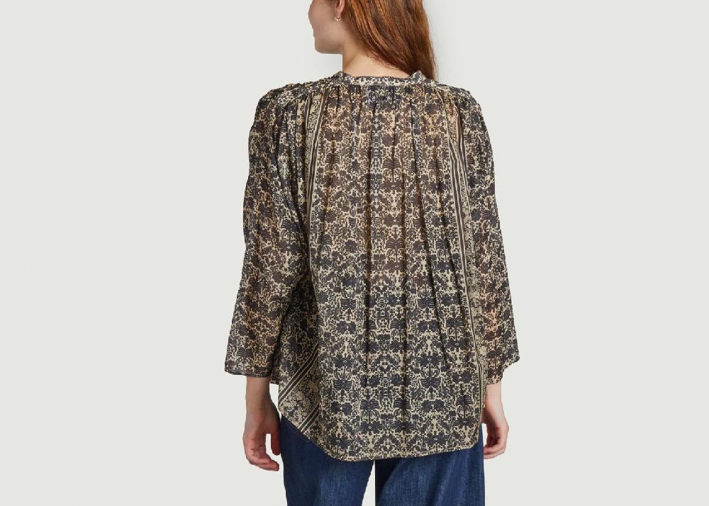 L'exception Blouse Violene Imprimé Tinsels