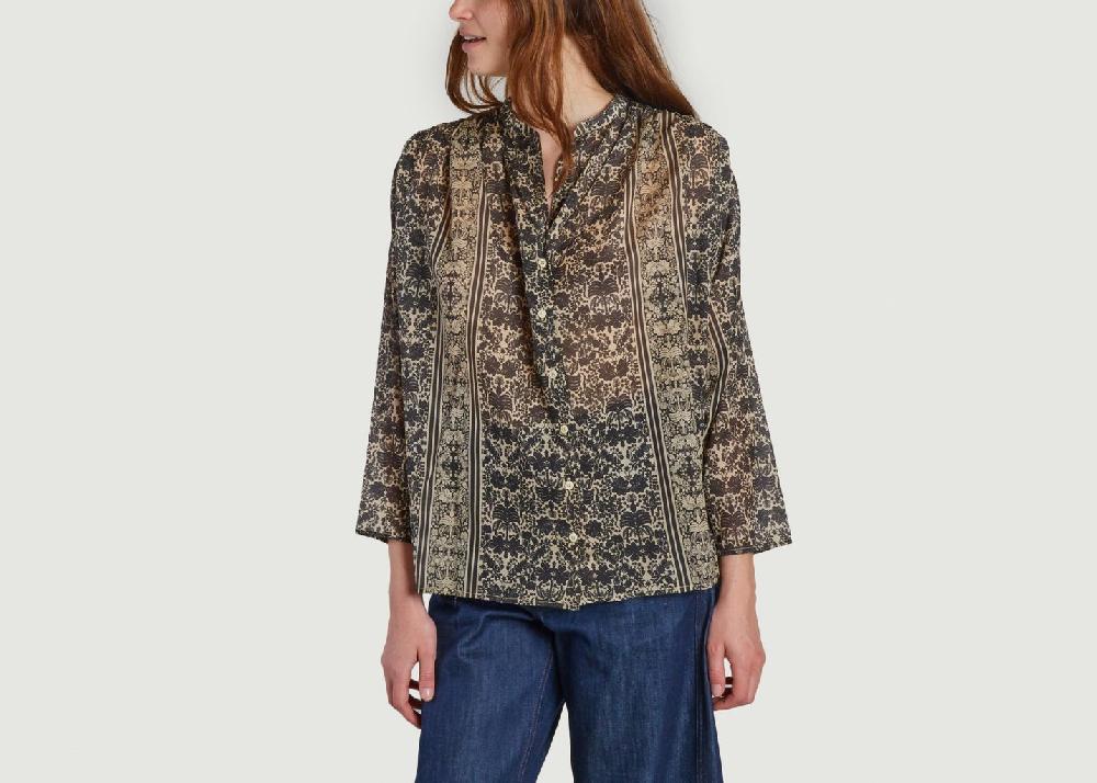 l'exception Blouse Violene Imprimé Tinsels