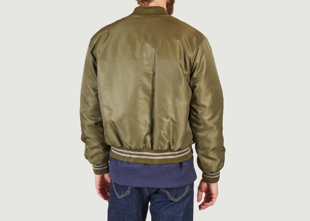 L'exception Blouson Bomber Siglé Khaki Kenzo
