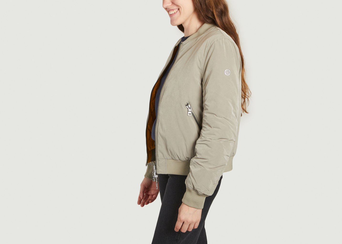 L'exception Blouson Lea Khaki Blonde No.8