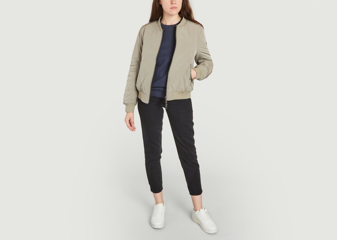 L'exception Blouson Lea Khaki Blonde No.8