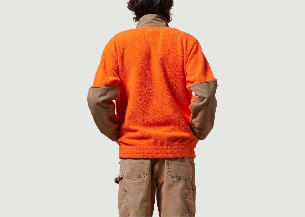 L'exception Blouson Polaire Orange Later