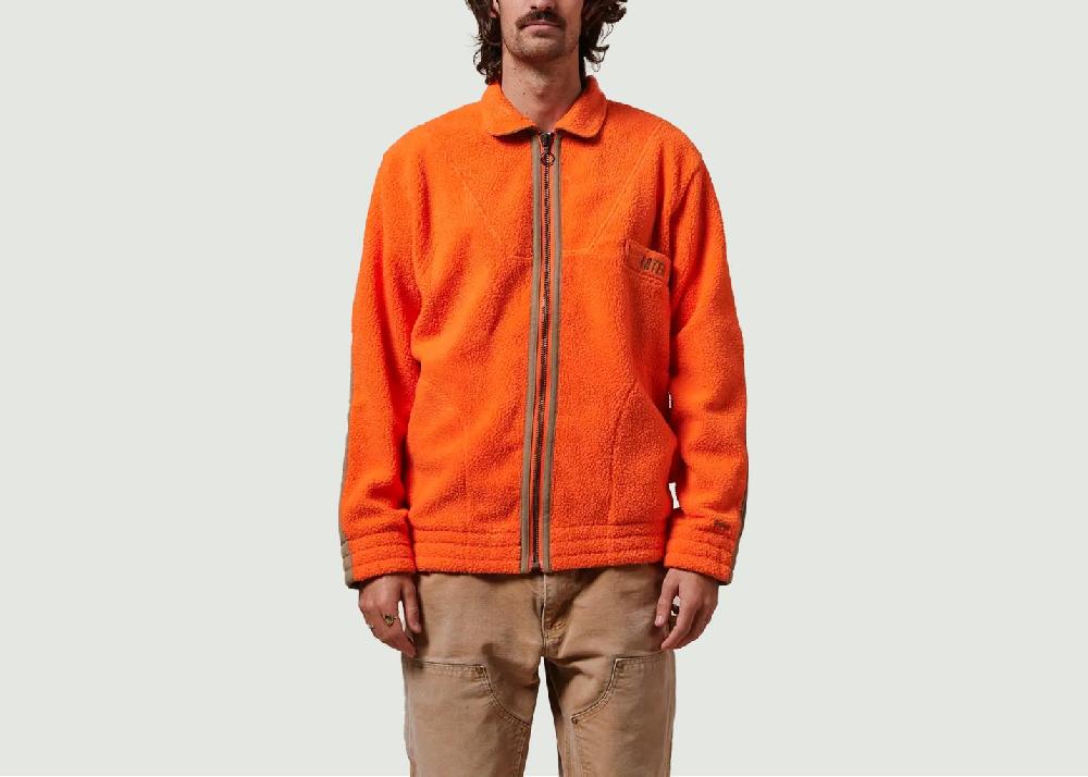 l'exception Blouson Polaire Orange Later