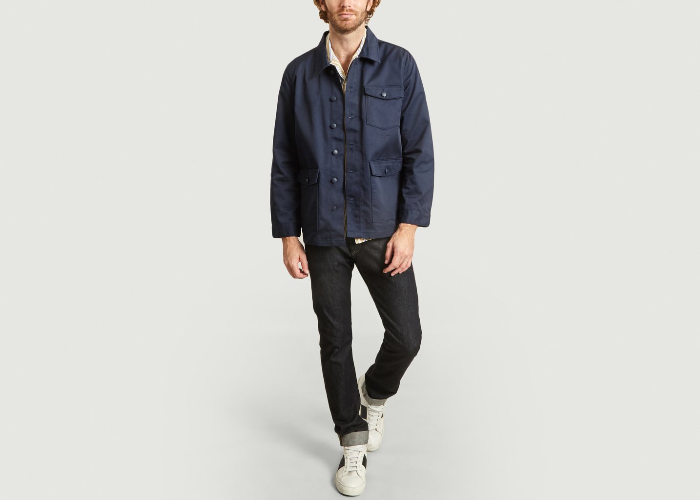 L'exception Blouson Work Bleu Marine M.C. Overalls