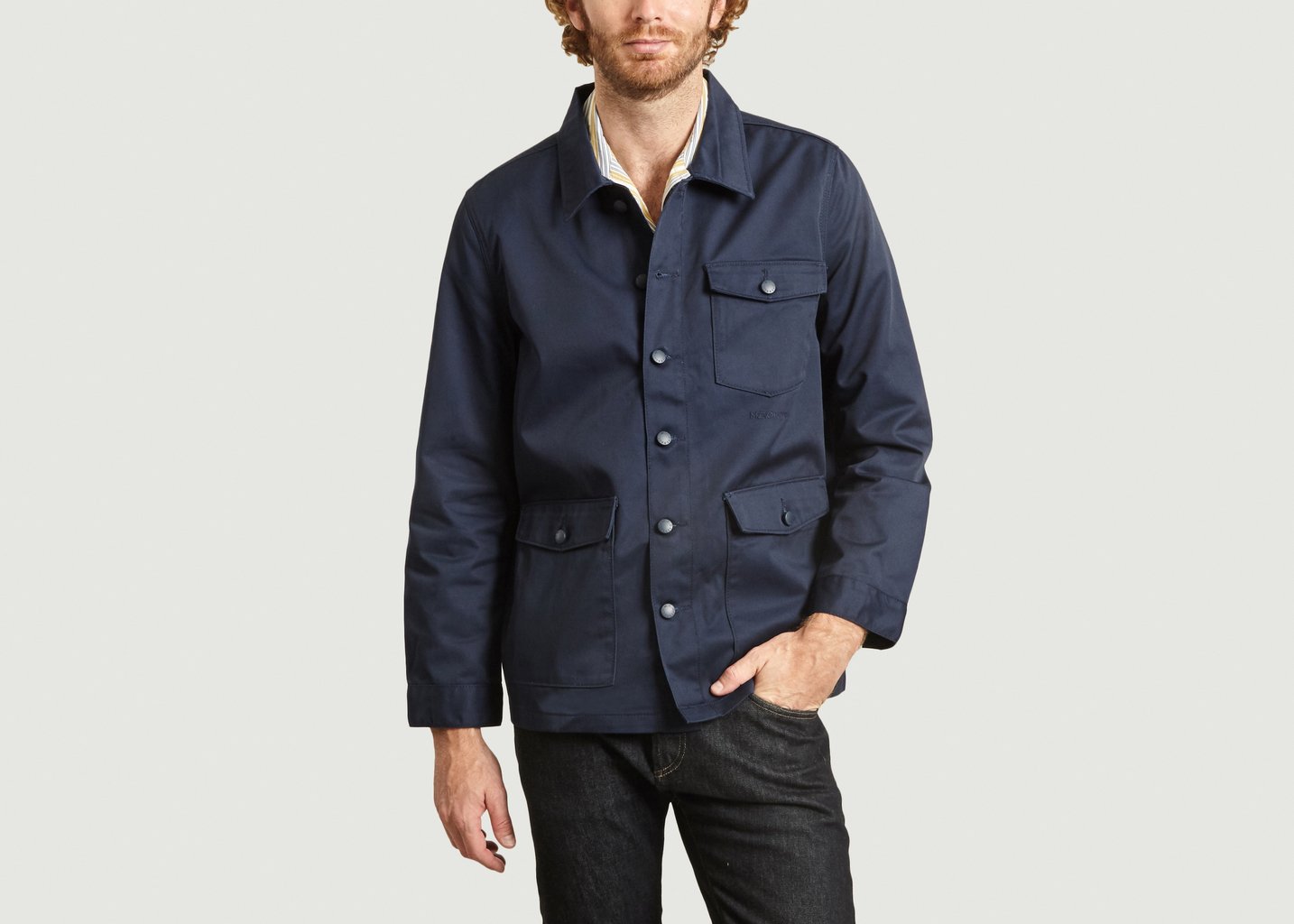 l'exception Blouson Work Bleu Marine M.C. Overalls
