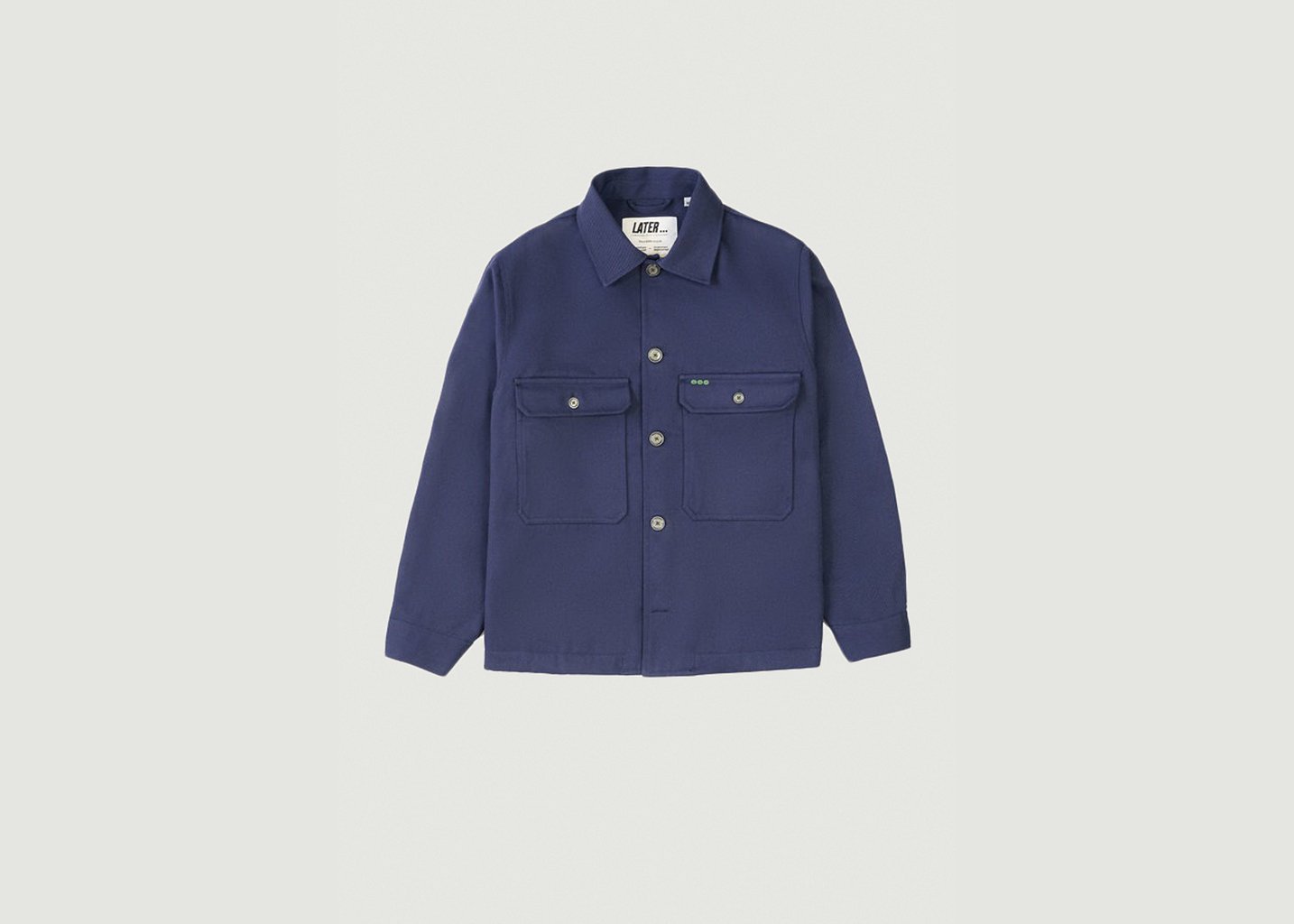 l'exception Blouson Worker Bleu Marine Later